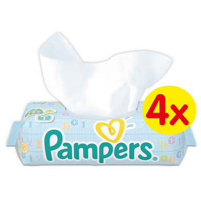 Pampers Wipes fresh clean 4 pack