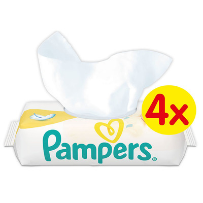 Pampers Babywipes sensitive 4-pack