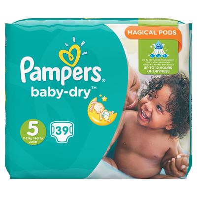 Pampers Baby dry Junior maat 5 voordeelpak