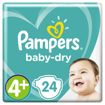 Pampers Baby dry maat 4+