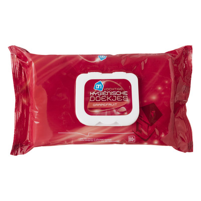 AH Vochtige hygiënische doekjes grapefruit
