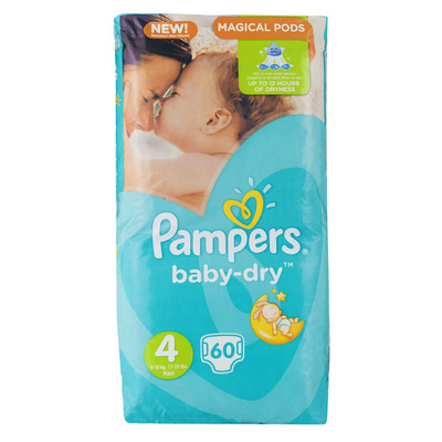 Pampers Baby-dry luiers maat 4 (maxi) 7-18kg