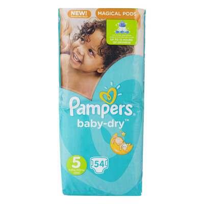 Pampers Baby-dry luiers maat 5 (junior) 11-25kg