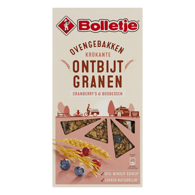 Bolletje Krokante ontbijtgranen met rood fruit