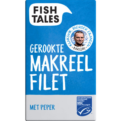 Fish Tales Gerookte makreelfilet met peper msc