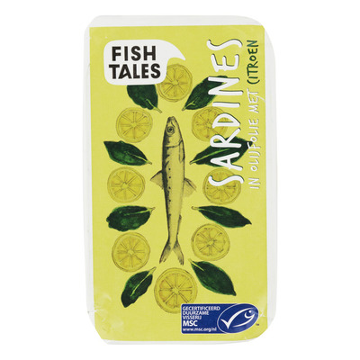 Fish Tales Sardines in olijfolie met cit msc