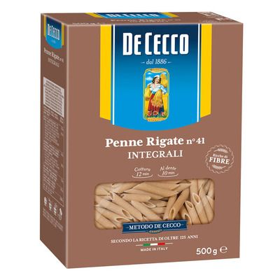 De Cecco Penne rigate integrali n° 41