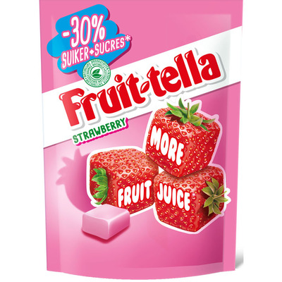 Fruittella Strawberry -30% suiker