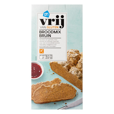 Huismerk Glutenvrij broodmix bruin