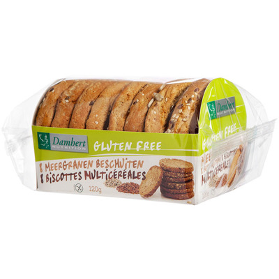 Damhert Meergranen beschuiten glutenvrij
