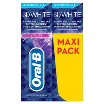 Oral-B 3D White vitalize duopak