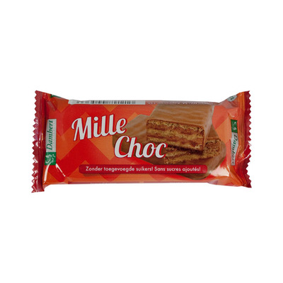 Damhert Mille chocolade (reep) suikerbewust
