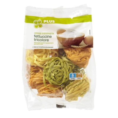 Huismerk Fettuccine tricolore