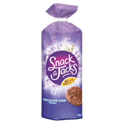 Quaker Rijstcracker Chocolate Chip Flavour 180g