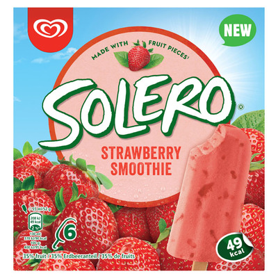 Ola Solero strawberry smoothie