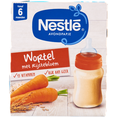 Nestlé Avondpapje wortel met rijstebloem