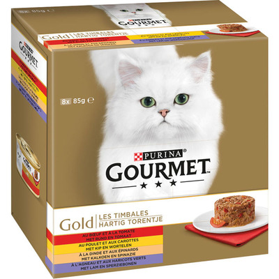 Gourmet Gold hartig torentje o.a. met rund