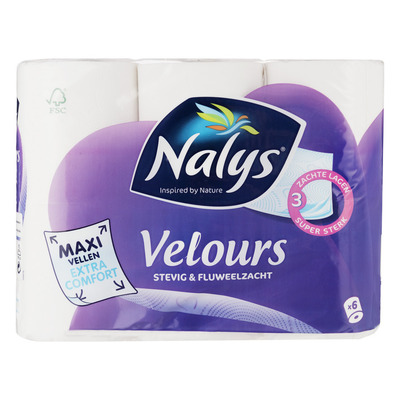 Nalys Velours maxi-vel toiletpapier
