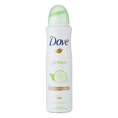 Dove Deodorant spray go fresh cucumber