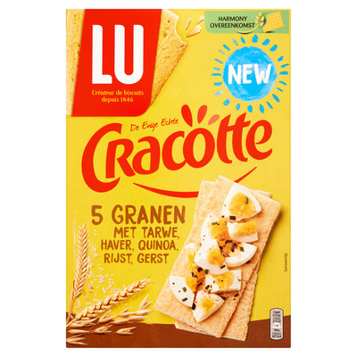LU Cracotte crackers 5 granen