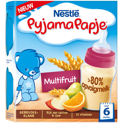 Nestlé Pyjamapapje multifruit 6mnd