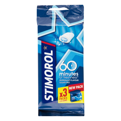 Stimorol Kauwgom 60 minutes peppermint