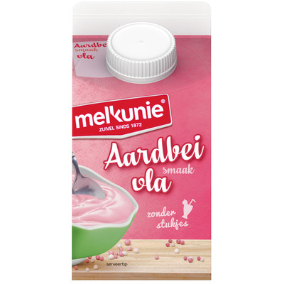 Melkunie Aardbeienvla