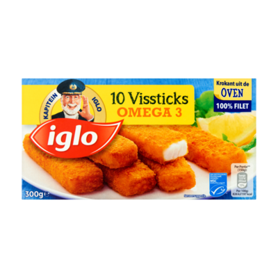 Iglo Vissticks Omega 3 10 Stuks