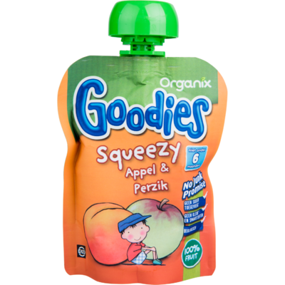 Organix Goodies squeezy appel/perzik