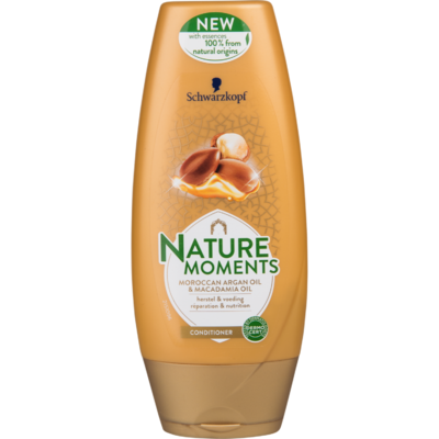 Schwarzkopf Cremespoeling natural moments Moroccan argan oil & macadamia oil