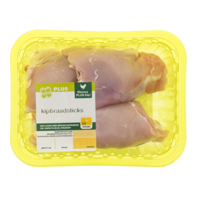 PLUS Kipbraadsticks naturel