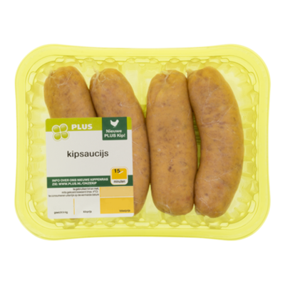 PLUS Kipsaucijs 4 stuks