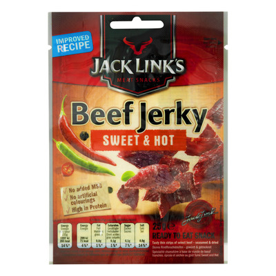 Jack Link's Beef jerky sweet & hot
