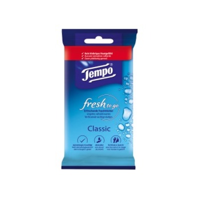 Tempo Fresh to go vochtige doekjes