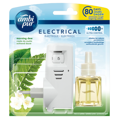 Ambi Pur Elektrische Luchtverfrisser Ochtend Dauw Startset 20 ml