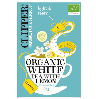 Clipper Organic white tea lemon 1-kops