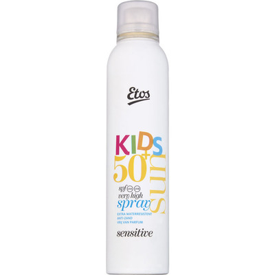 Huismerk Sun kids aeorsol sensitive SPF 50+