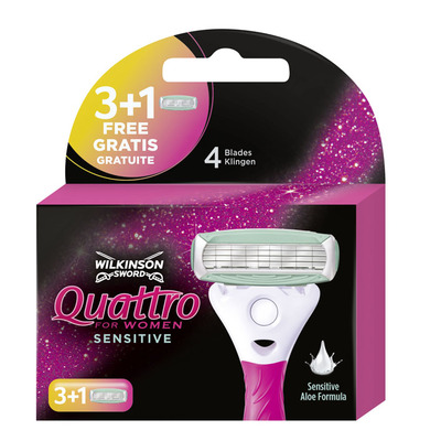 Wilkinson Sword scheermesjes Quattro woman sens.