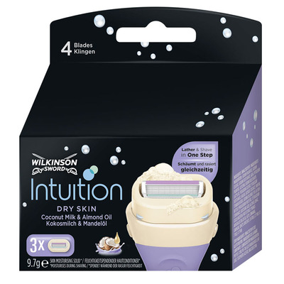 Wilkinson Sword scheermesjes intuition dry skin 3