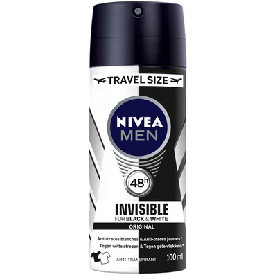 Nivea Men deodorant invisible black & white