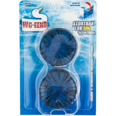 WC-EEND Toiletblok stortbakblok blauw
