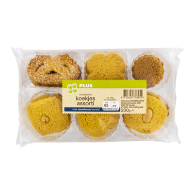 Huismerk Koekjes (bereid met roomboter) assorti