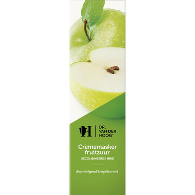 Dr. van der Hoog Crèmemasker fruitzuur