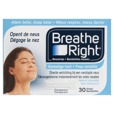 Breathe Right Neusstrips clear