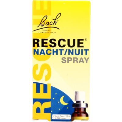 Bach Rescue druppels nacht