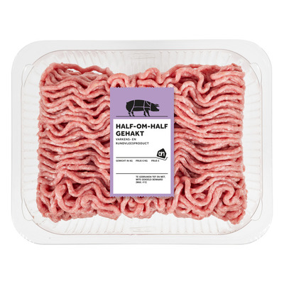 Huismerk Half om half gehakt