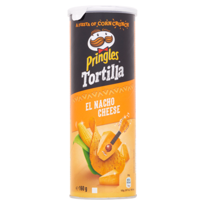 Pringles Tortilla chips nacho cheese
