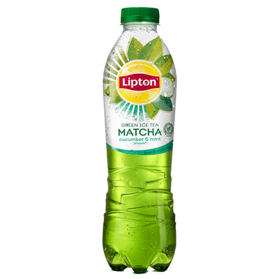 Lipton Matcha green ice tea cucumber-mint