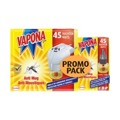 Vapona Anti mug stekker + 2 navul