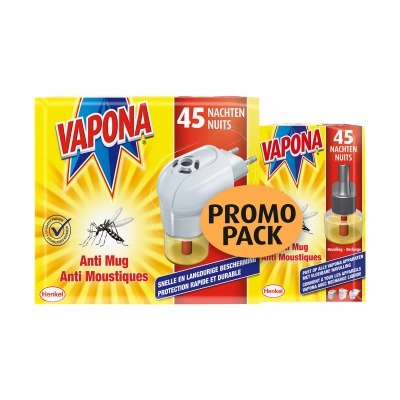 Vapona Anti mug stekker + 2 navul